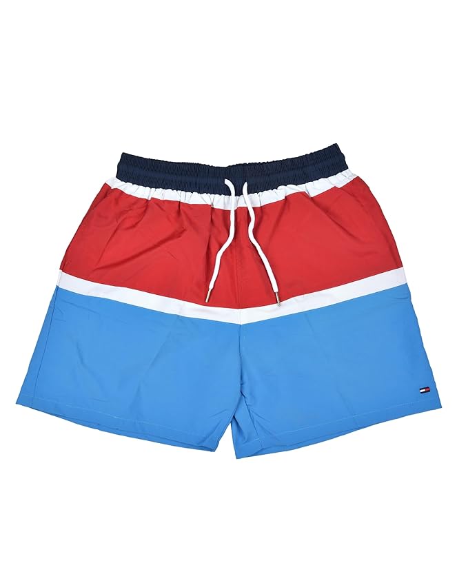 Premsons® Men's Swim Shorts with Pockets, Adjustable Drawstring, Quick-Dry Fabric & Comfortable Fit – Beach & Pool Wear