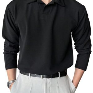 Leriya Fashion Men's Lycra Blend Regular Fit Polo T-Shirt Plain & Versatile (Available in Plus Size and Combo Pack of 2)